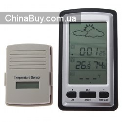 Stylish Weather Forecast Apparatus Multifunctional Wireless Weather Station Temperature and Humidity Sensor (Silver) Everbuying.com: Stylish Weather Forecast Apparatus Multifunctional Wireless Weather Station Temperature and Humidity Sensor (Silver)